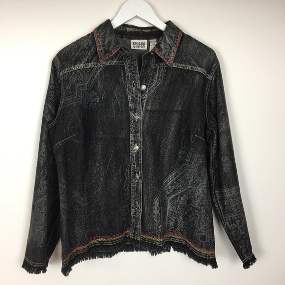 Chico's Jackets & Blazers - Vintage Chico’s Design Stonewashed Denim Jacket